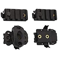 WorldShopping4U Tactical Airsoft Casco Accesorios 3-4  Linterna abrazadera del soporte OPS reparación rápida Core…